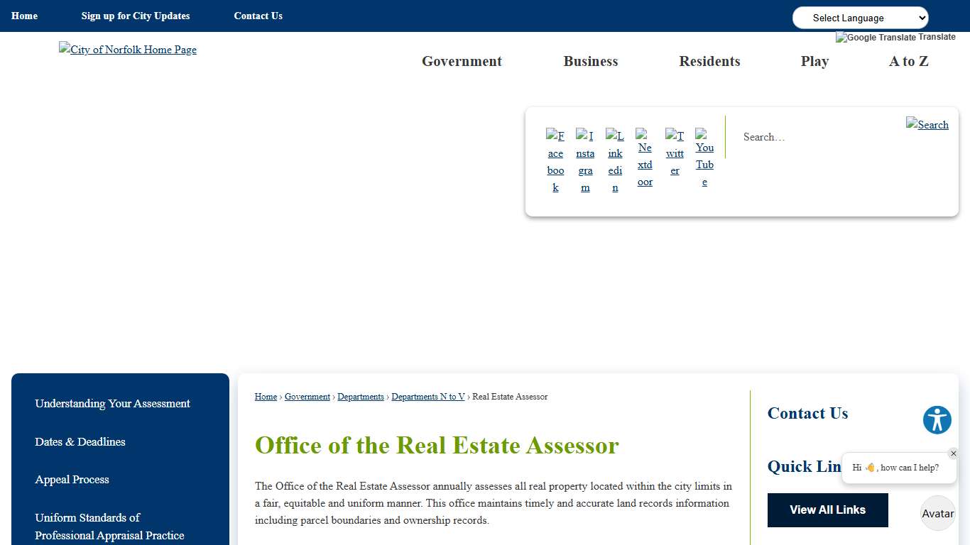 Office of the Real Estate Assessor | City of Norfolk, Virginia - Official Website